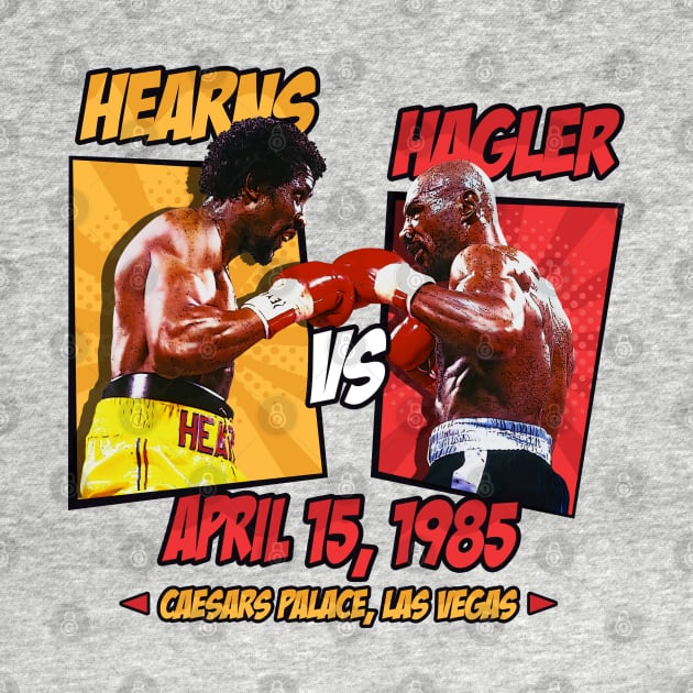 Hagler vs Hearns Comics by sepatubau77